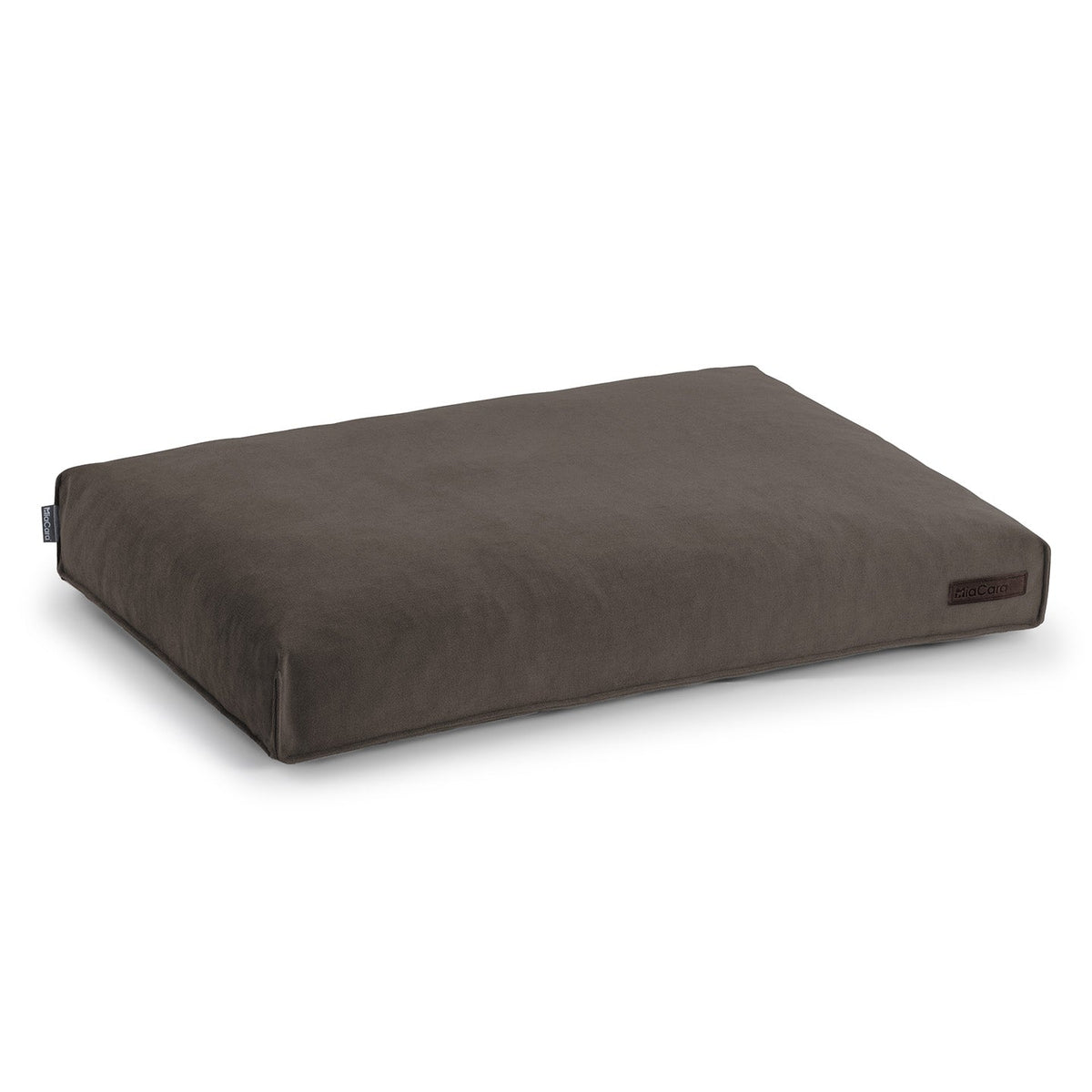 MiaCara Comodo dog cushion in Chocolate, packshot