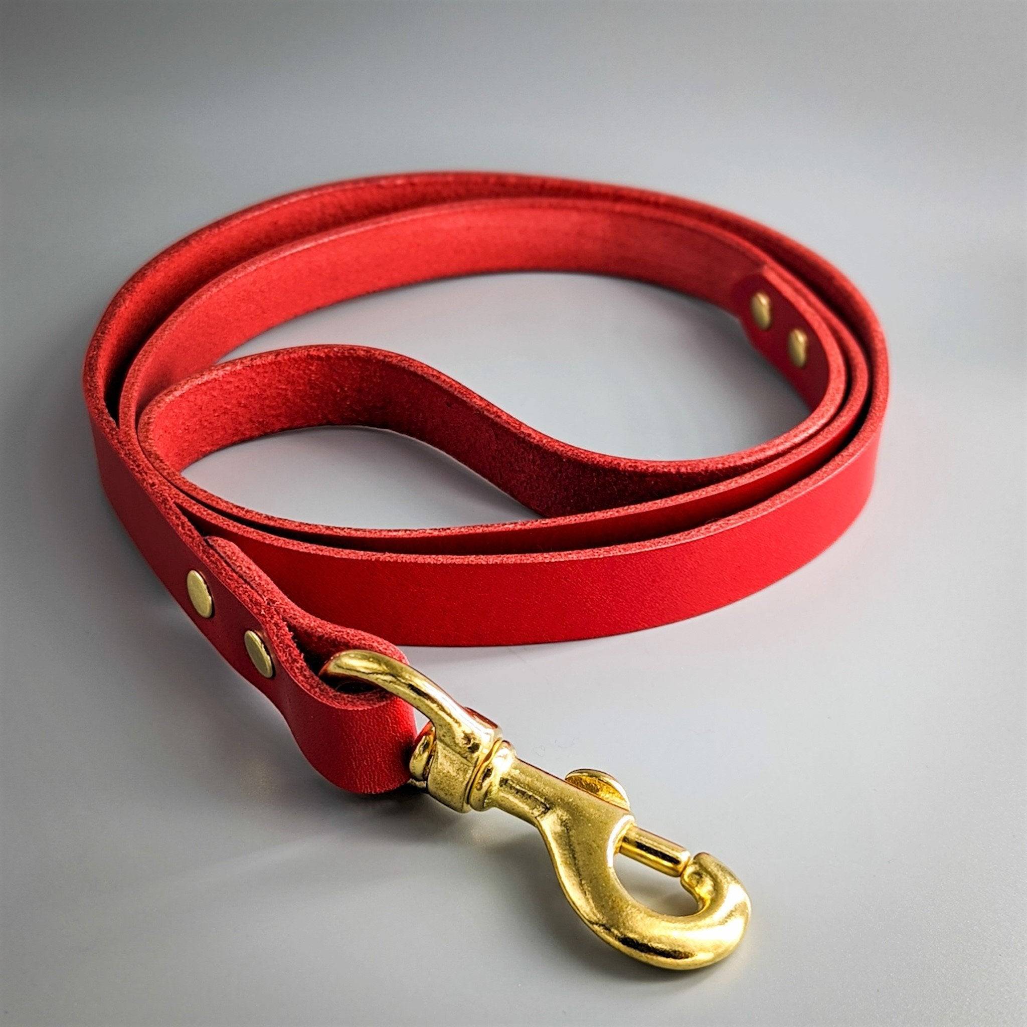 Dog Lead - Sedgwick Leather - The Lex - Detail view