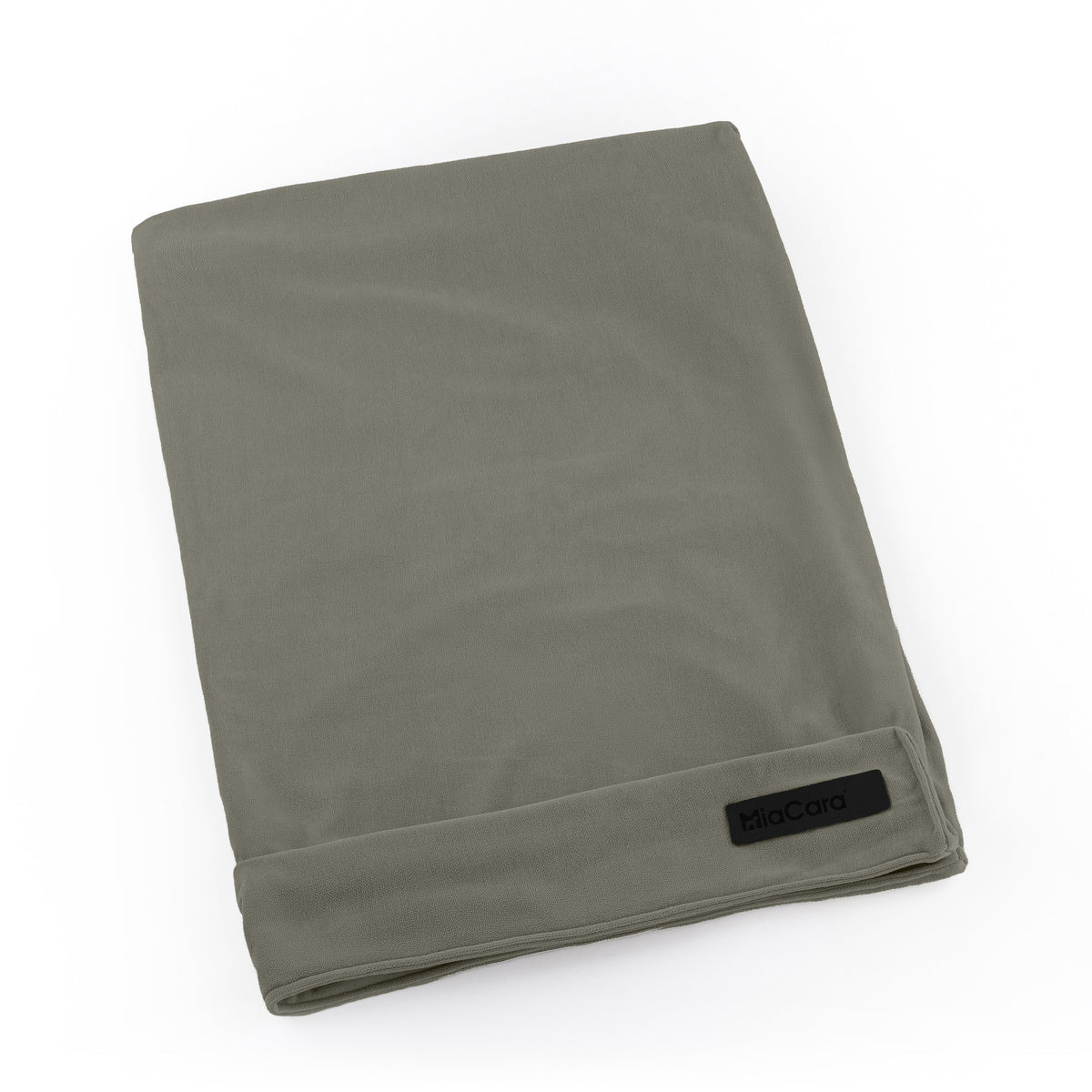 MiaCara Comodo dog cushion replacement cover in Sage, packshot