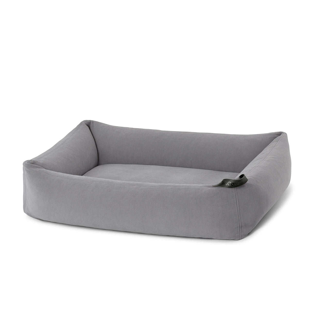 MiaCara Comodo dog bed in Greige, packshot