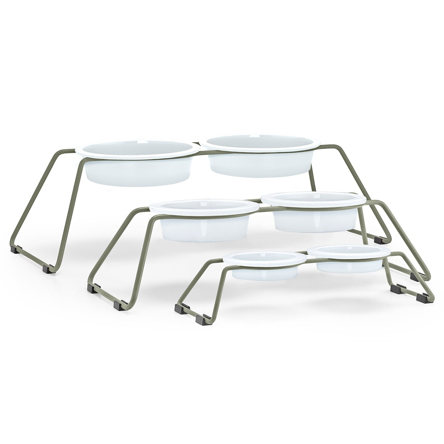 MiaCara Cena Elevated Dog Feeder - Porcelain - Image 8