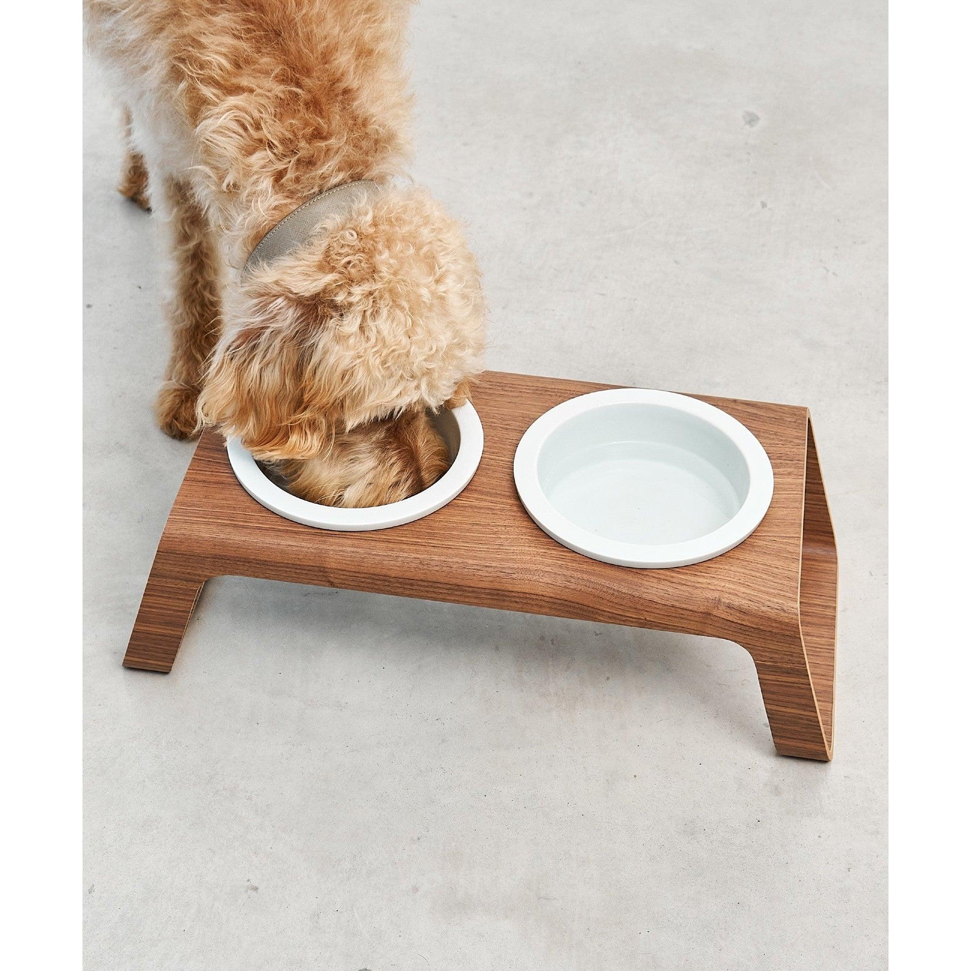 MiaCara Desco Elevated Dog Feeder - Porcelain - Image 20