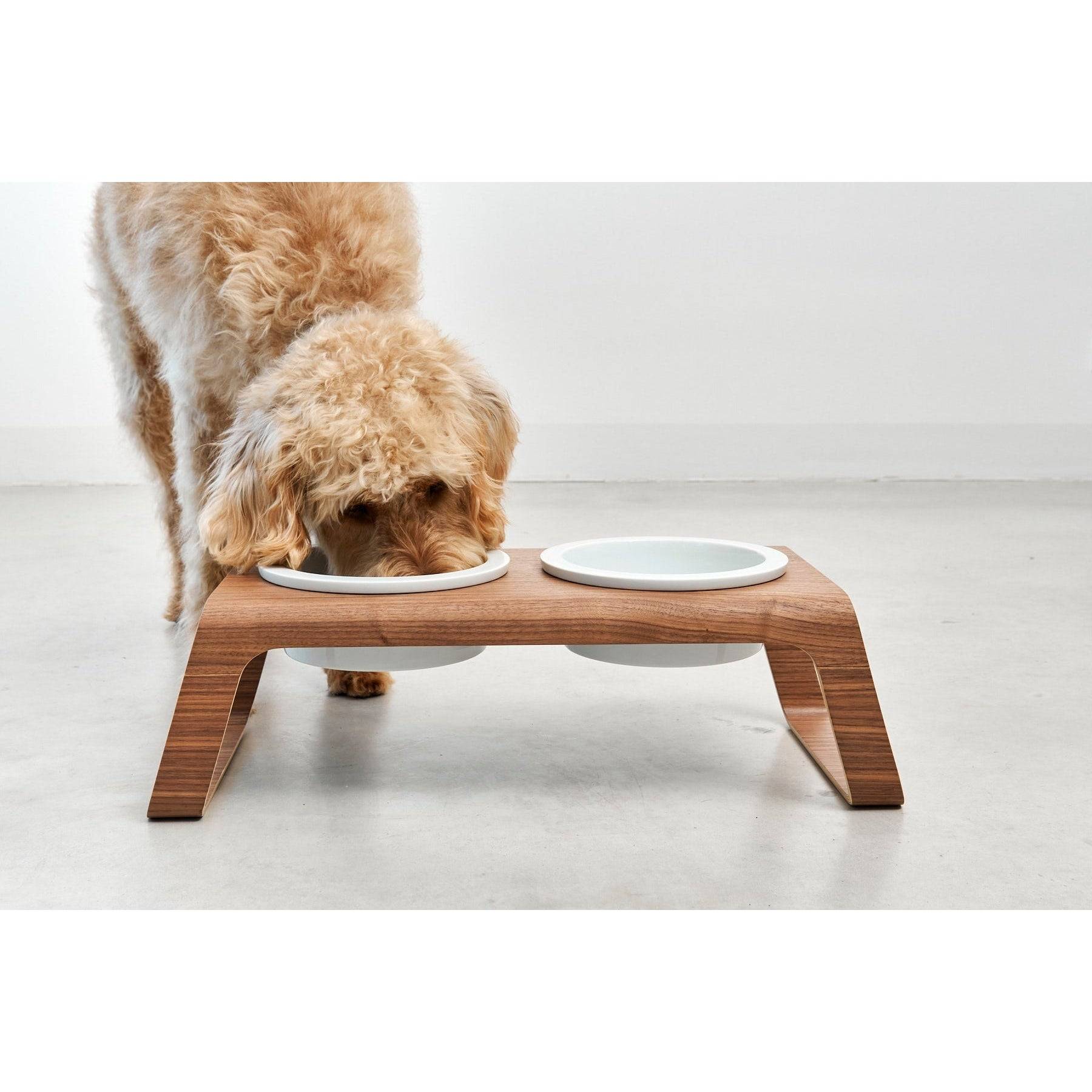MiaCara Desco Elevated Dog Feeder - Porcelain - Image 22
