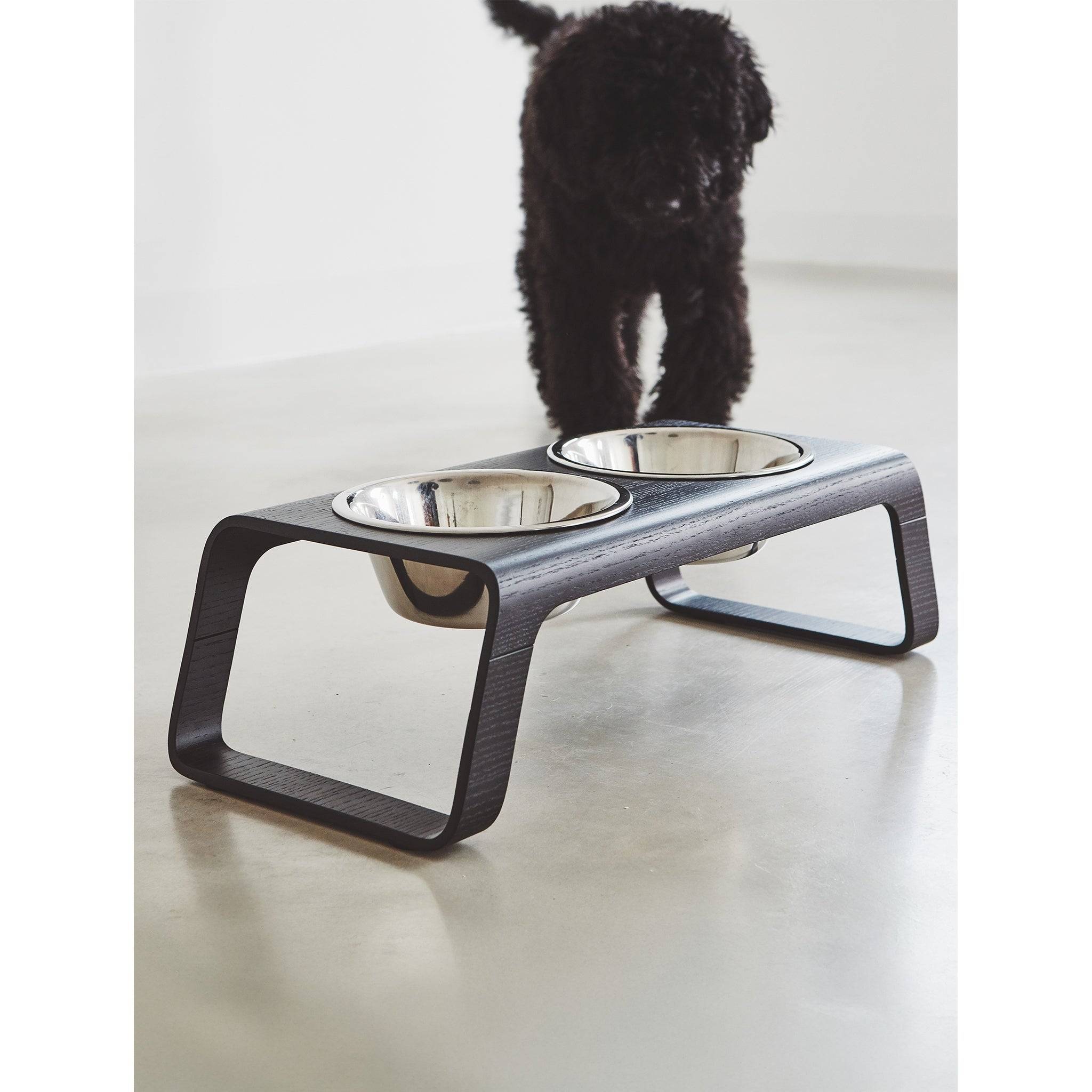 MiaCara Desco Elevated Dog Feeder - Stainless Steel - Image 23