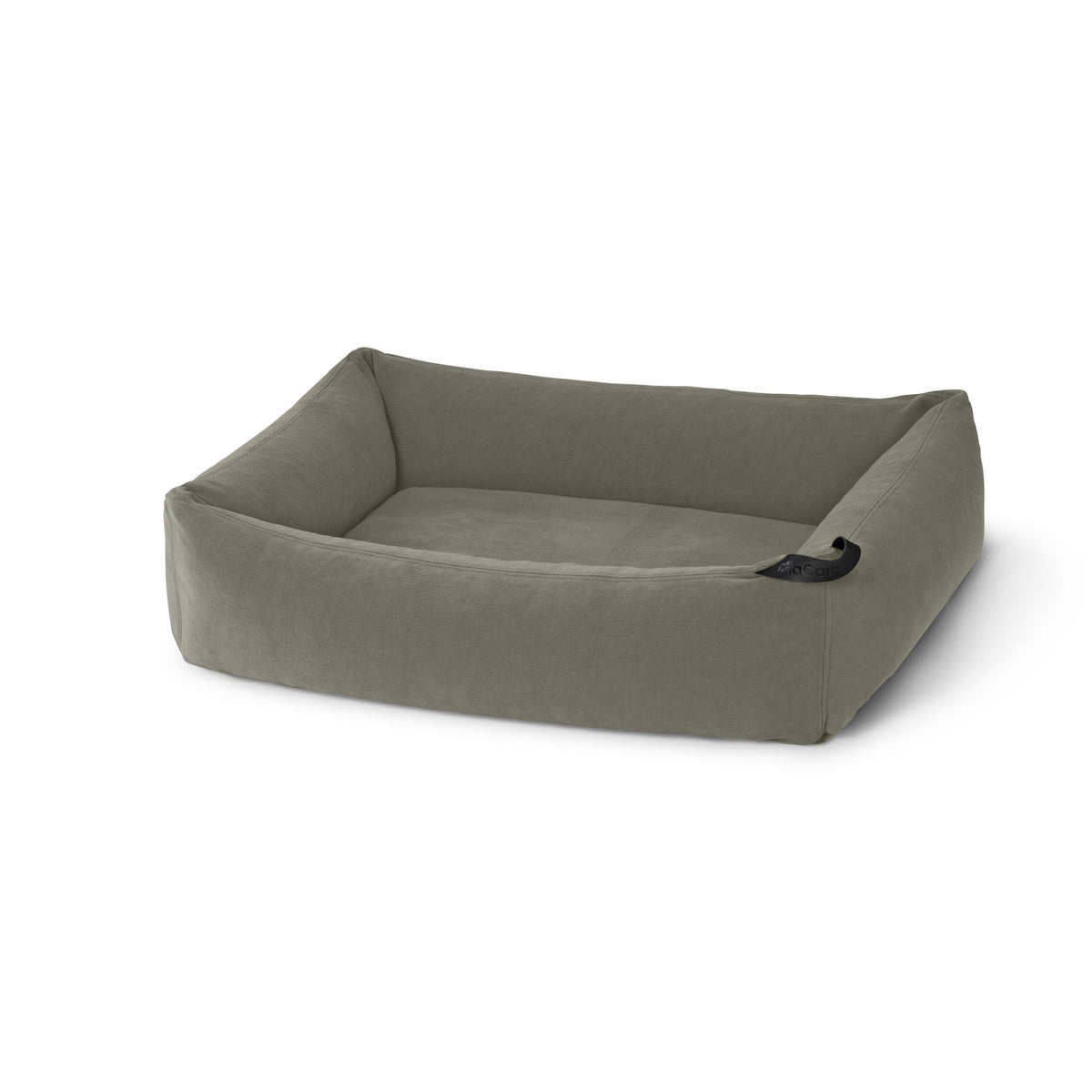 MiaCara Comodo dog bed in Sage, packshot