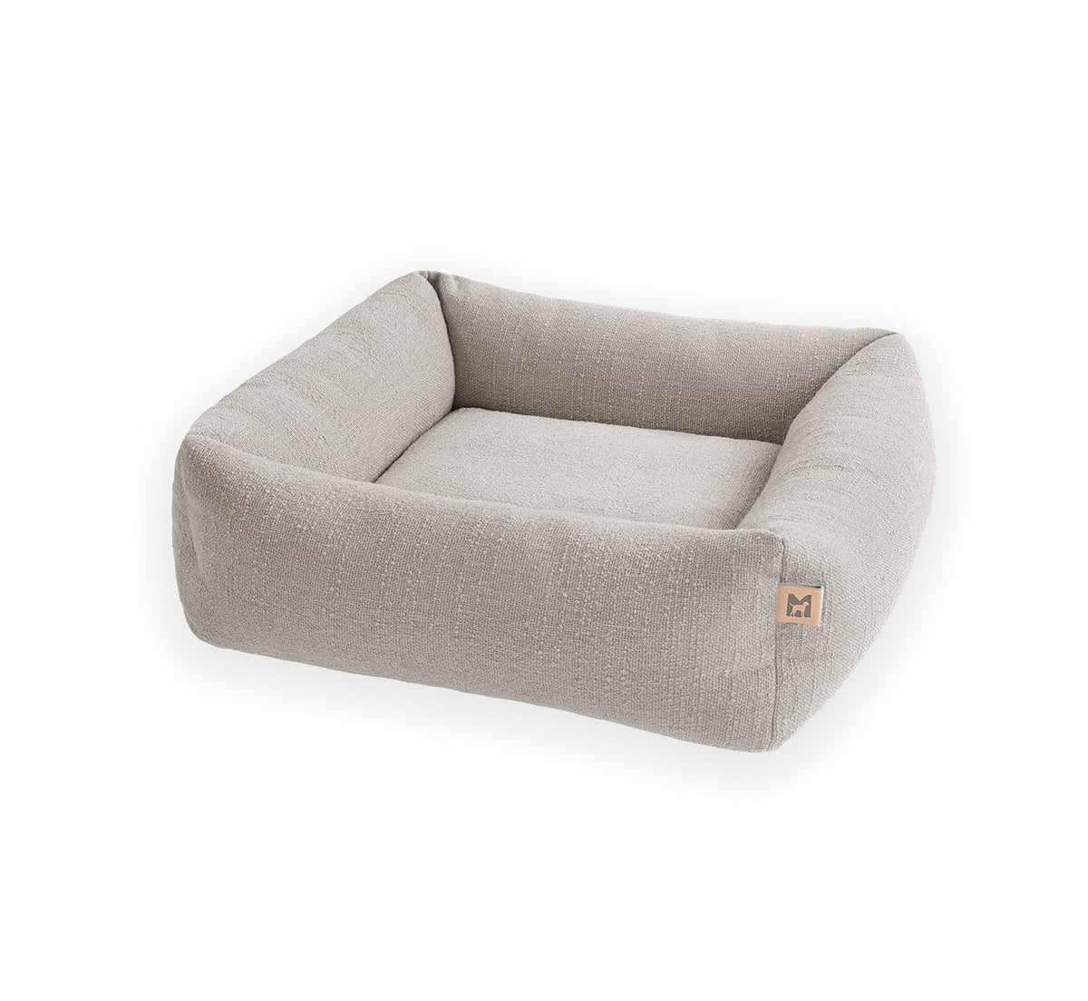 MiaCara Campo Piccolo dog bed in Greige, packshot