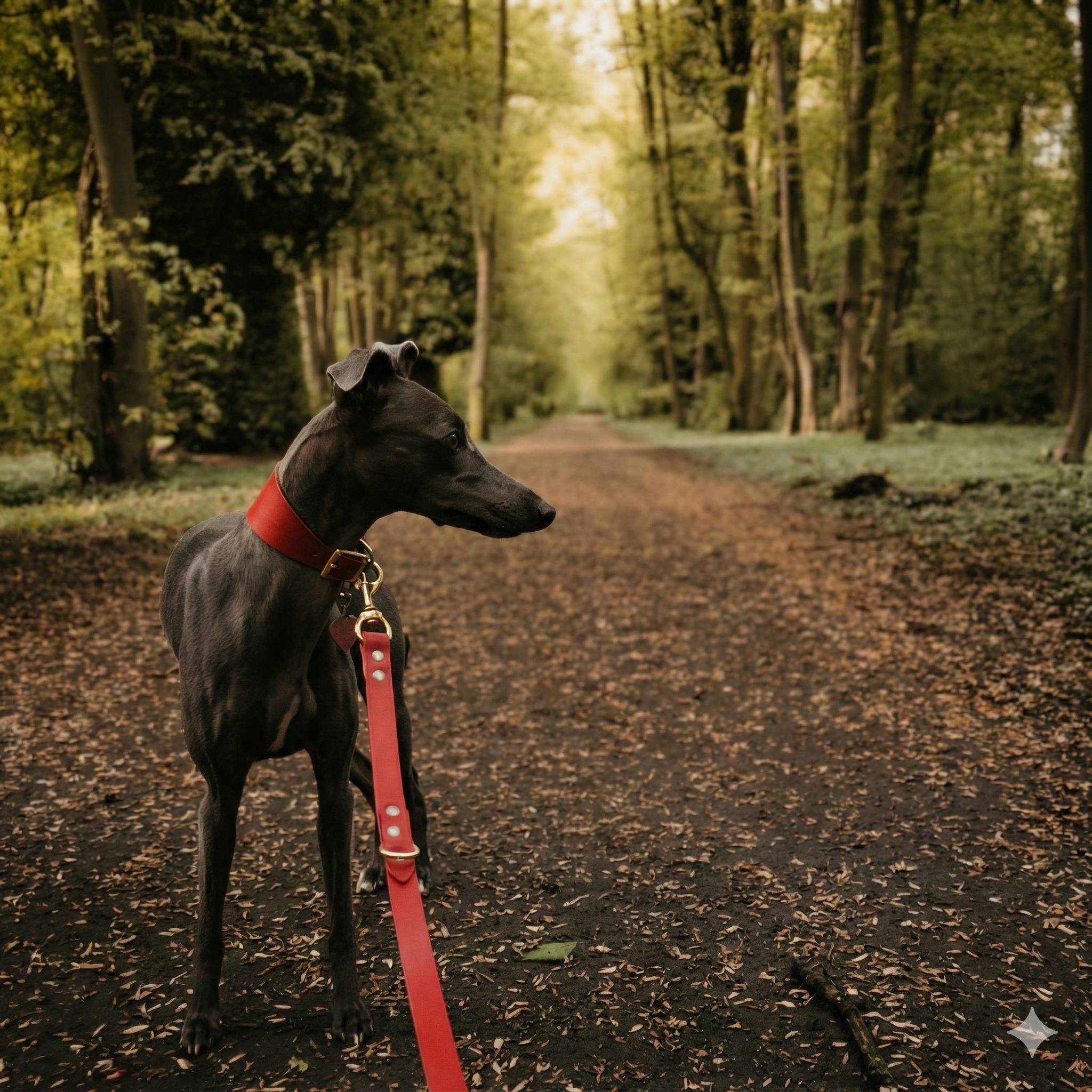 Detail view of handmade British Sedgwick leather training lead showing premium craftsmanship