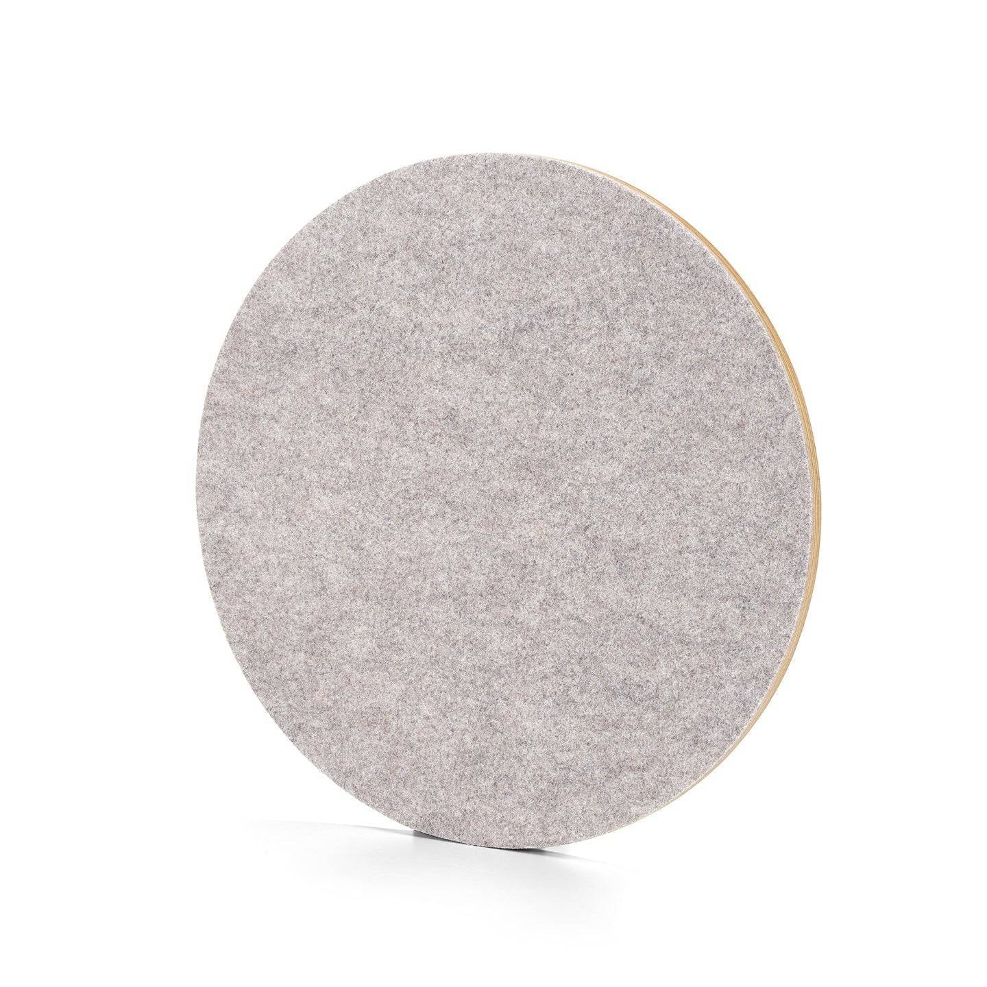 MiaCara Alto Wall Climber - minimalist grey felt cat climbing disc with sustainable German design for modern homes