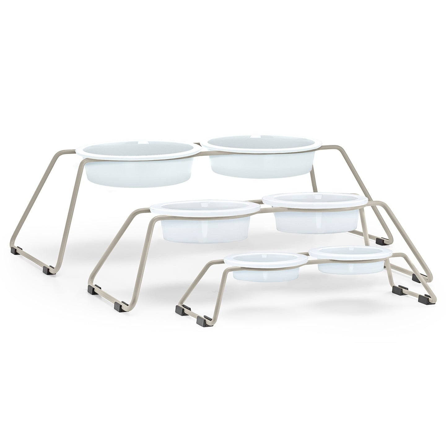 MiaCara Cena Elevated Dog Feeder - Porcelain - Image 7