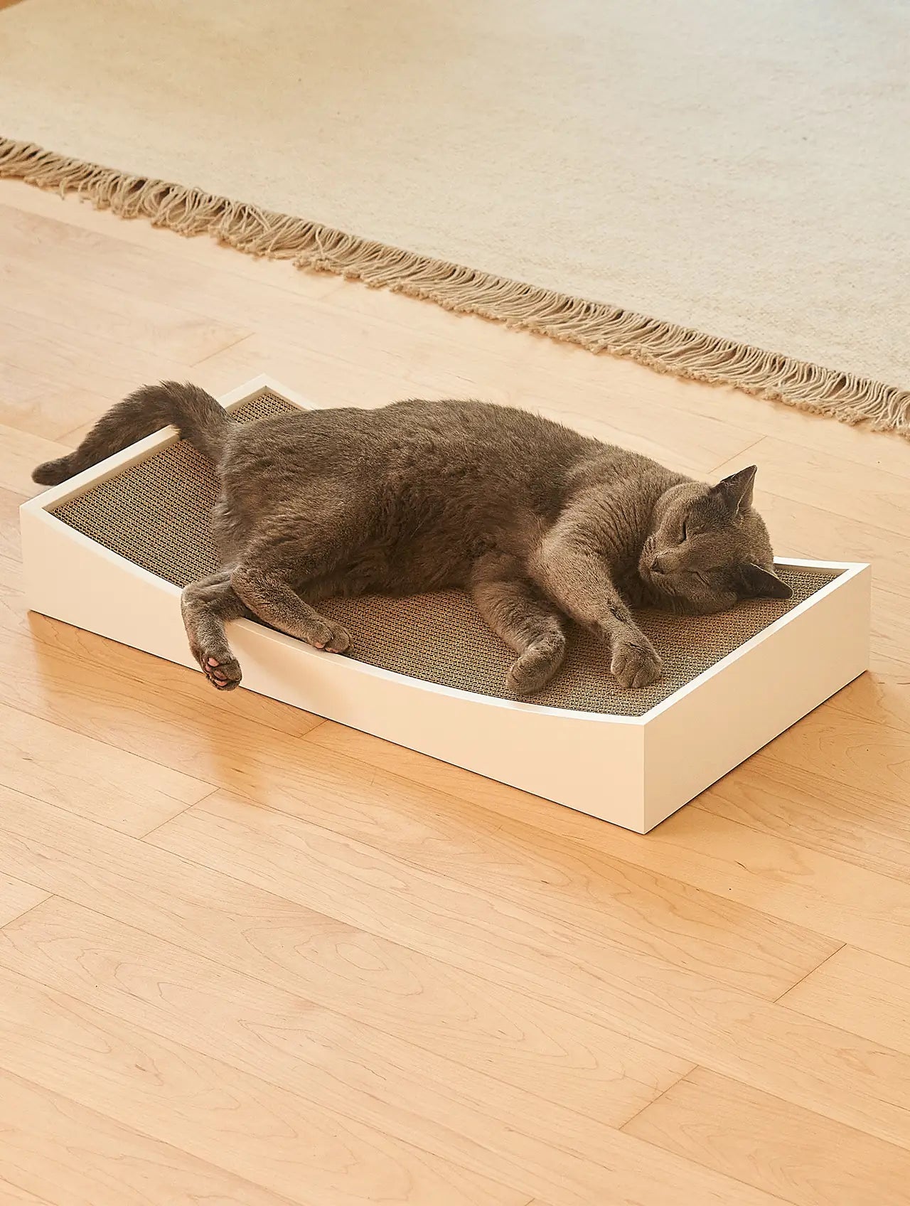 MiaCara Gratta oak wood cat scratching board - in black