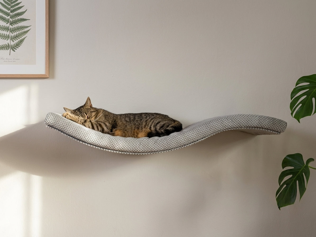 Cat's Atelier Cat Wall Shelf — The Playful Curve - alternative angle