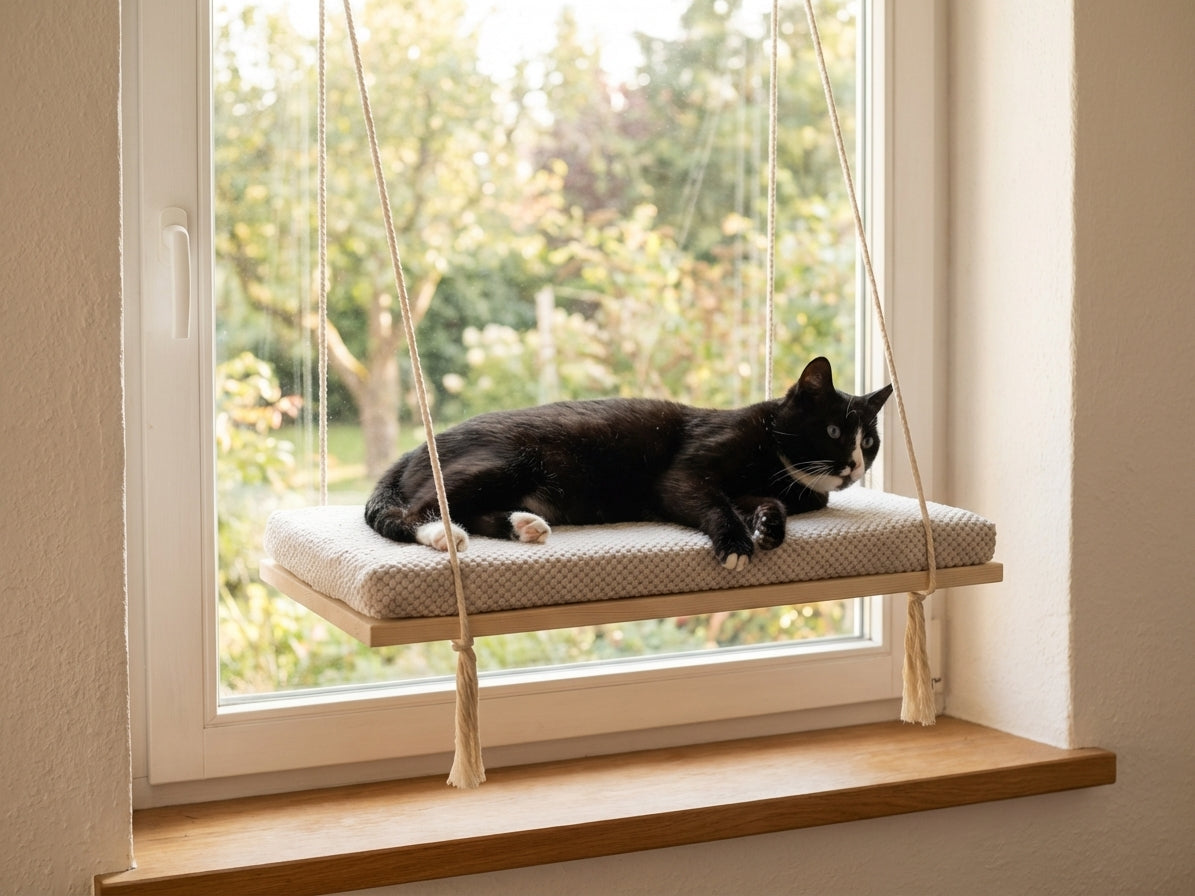 Cat's Atelier Cat Window Shelf — The Sunny Spot - alternative angle